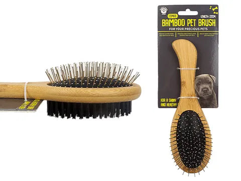 Bamboo Pet Dual Brush