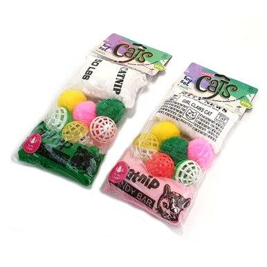 Cat Value Cat Toy Set with Catnip - 8 piece