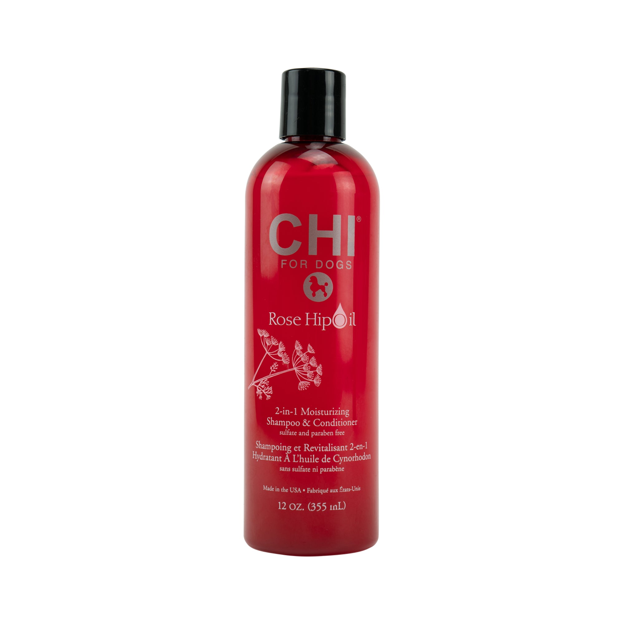 CHI DOG ROSE HIP OIL 2IN1 SH&COND 12 OZ – Pet Accessories Australia