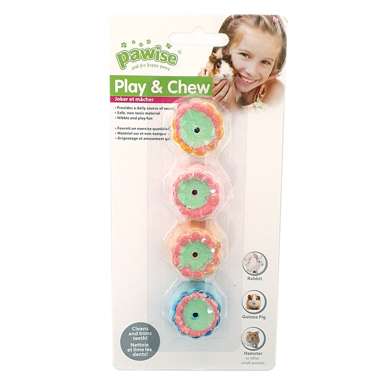 Pawise Mineral Flower Chew 4pc - 4cm