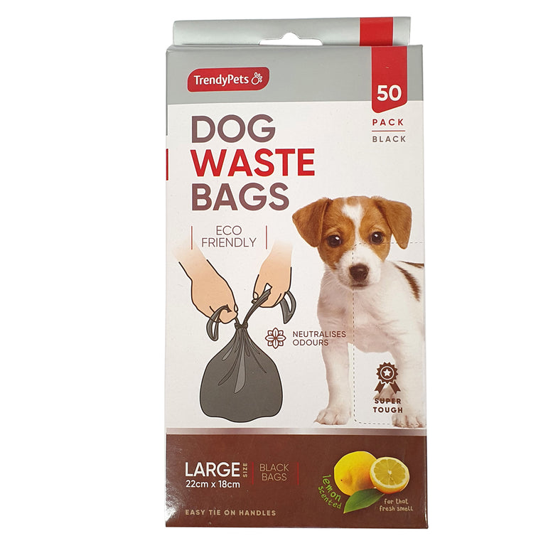 50pk Dog Cleanup Bags Lemon Scented ECO FRIENDLY PET-418
