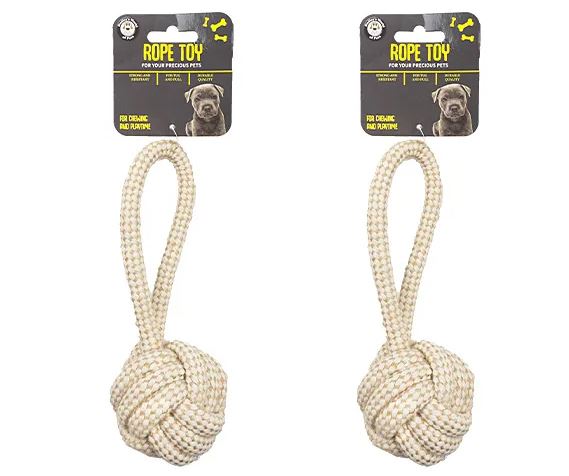 DOG NATURAL ROPE KNOT TOY