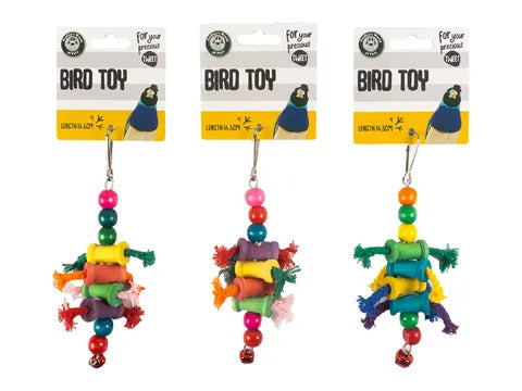 Wood and Beads interactive Bird Toy