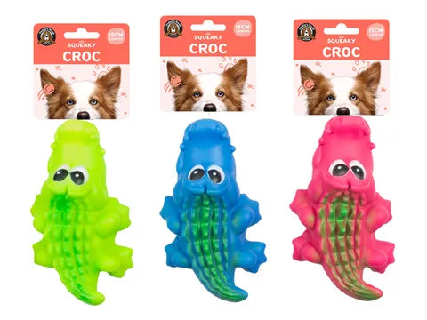 Squeaky Croc Dog Toy