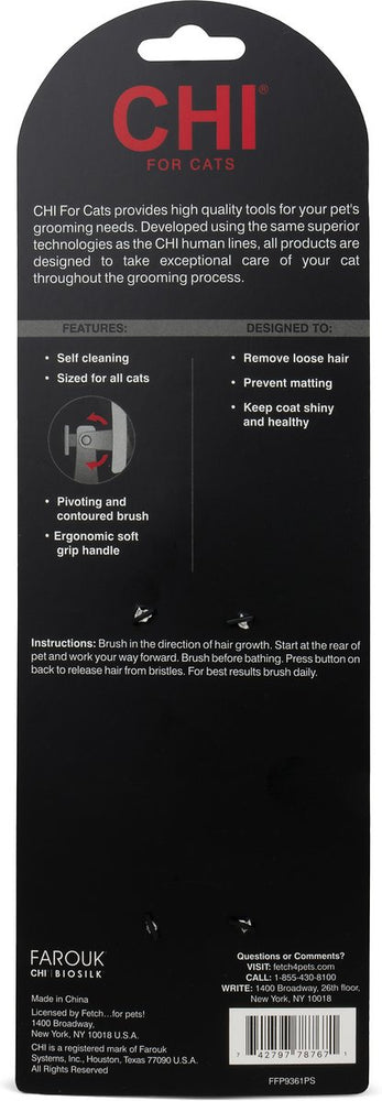 Chi Cat Self Cleaning Slicker Brush