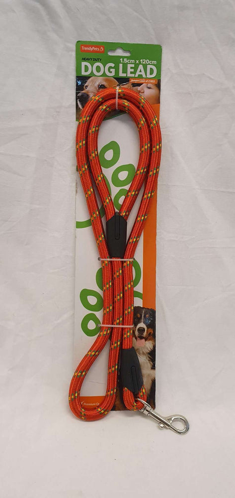 Rope dog lead 1.5x120cm 4 colours