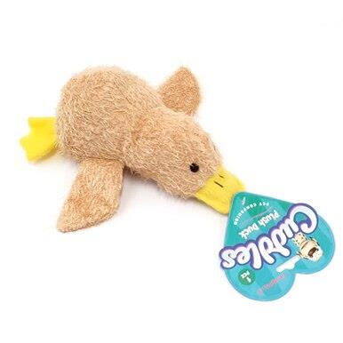 Plush Duck w/squeek 21cm dog toy