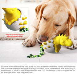 Durable Dinosaur rubber chew toy