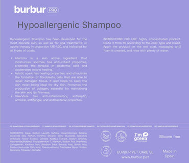 BURBURPRO SHAMPOO HYPOALLERGENIC 4000 ML