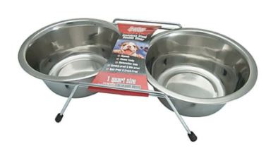 Ruff N’ Tuff Stainless steel Dog Double Diner