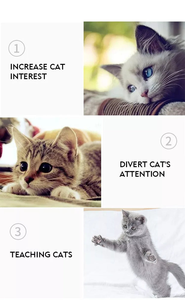 Ribbon cat teaser stick