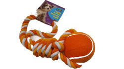 Dog Toy Rope with large Tennis Ball L42cm