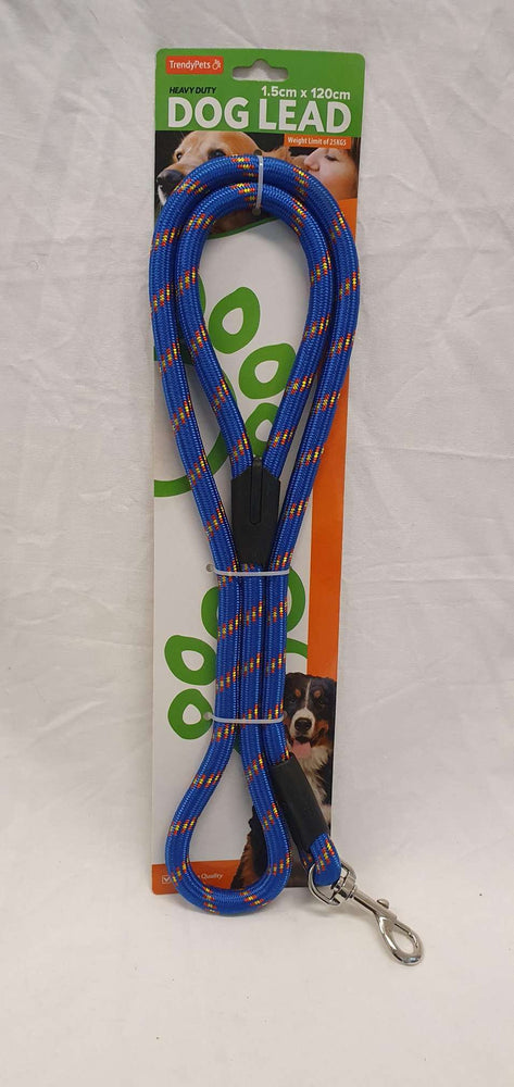 Rope dog lead 1.5x120cm 4 colours