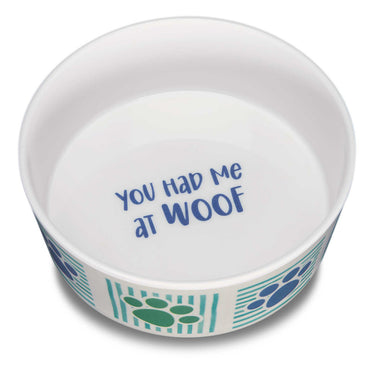 Dolce Moderno Bowl "You Had Me at Woof"