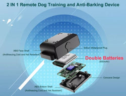 PAA 2 in1 Dog Training and Bark Collar with remote 1000 Meter Range