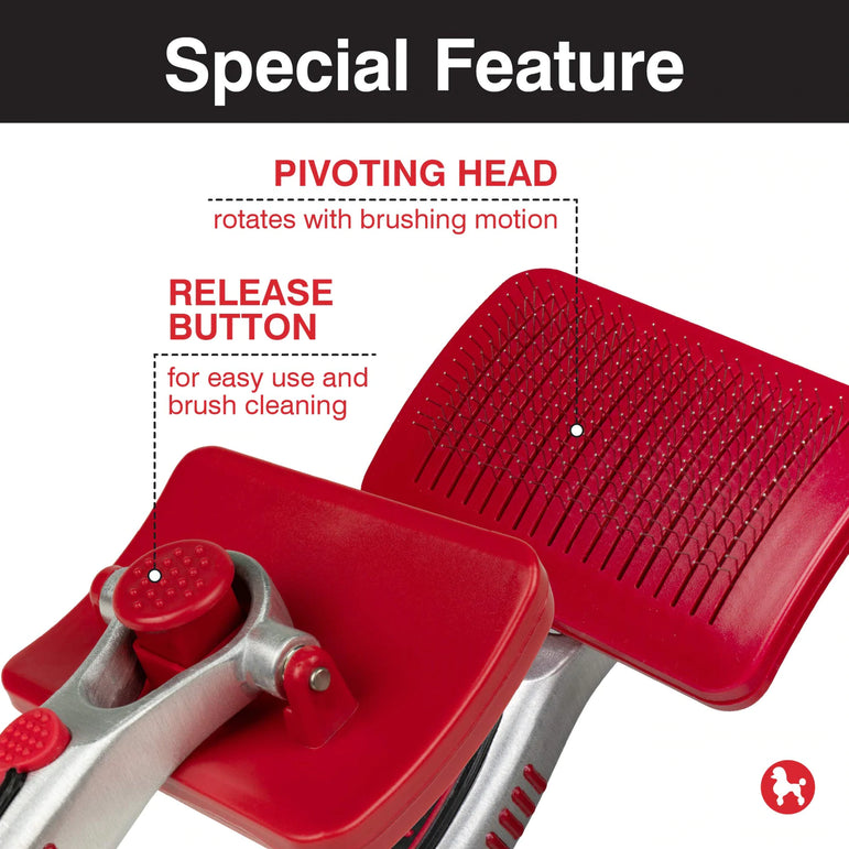 CHI Soft Pivoting Slicker Brush - Small Size