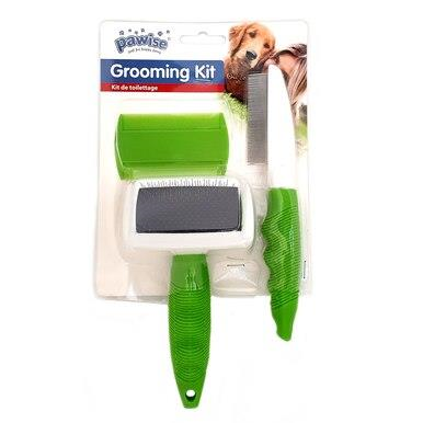 Pet Brush & Comb Set 3pc dog grooming