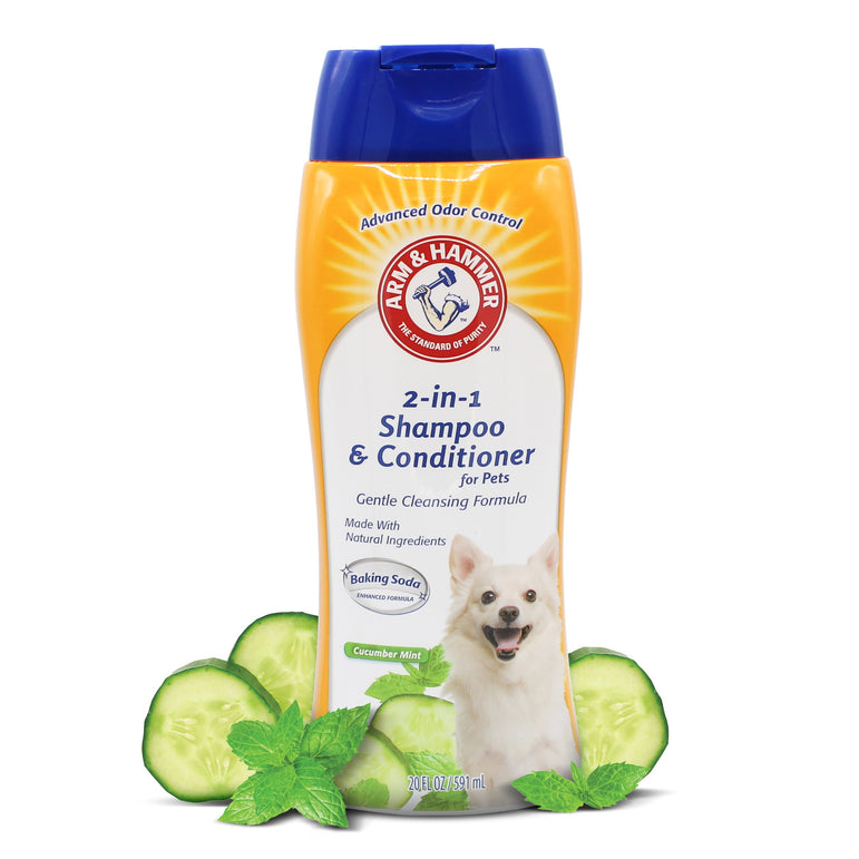 ARM & HAMMER 2-IN-1 SHAMPOO & CONDITIONER FOR DOGS, 20 OUNCES