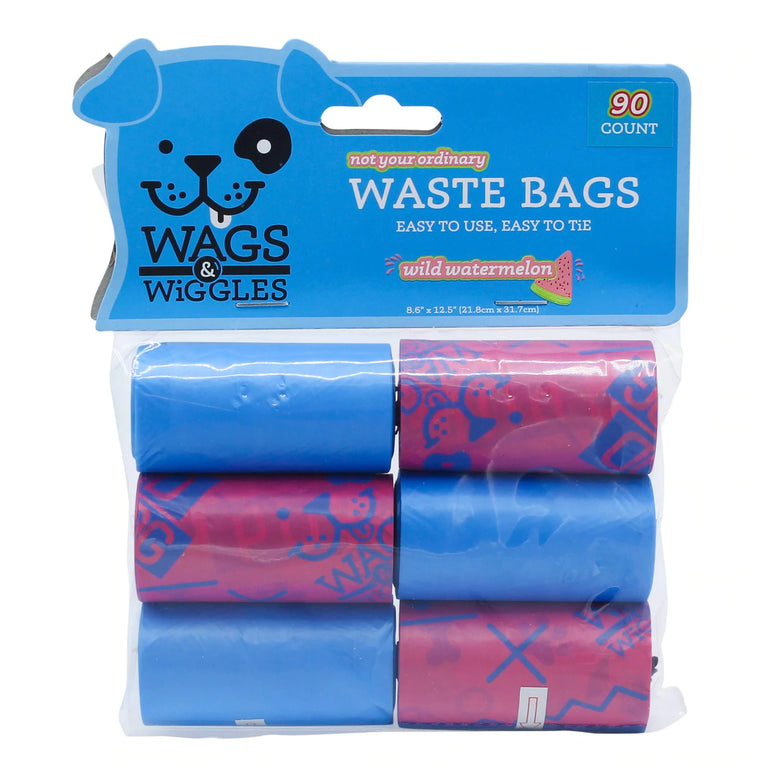 Wags & Wiggles Waste Bags For Dogs 90 Count