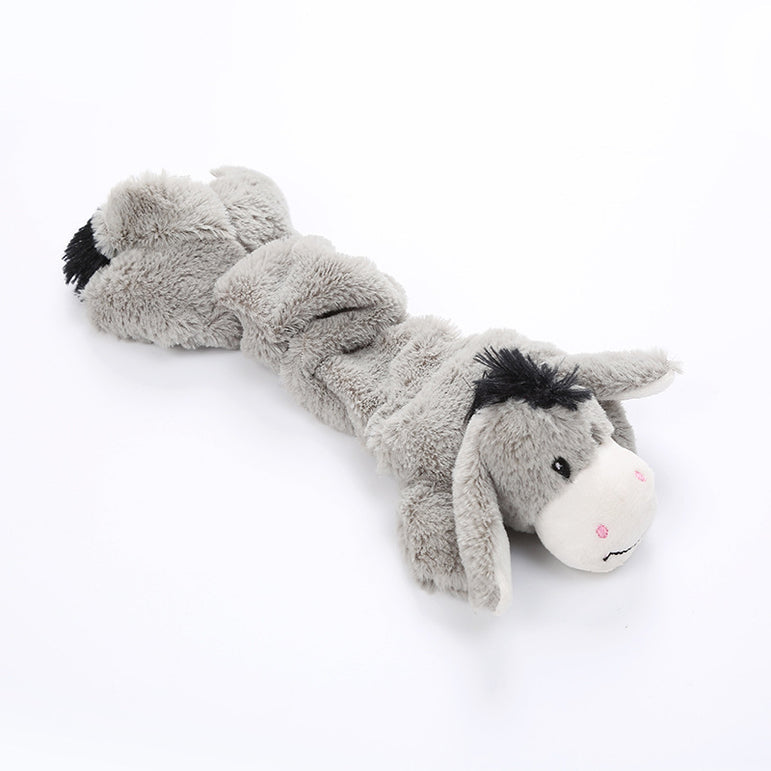 Plush crinkle Farm animal chew toy