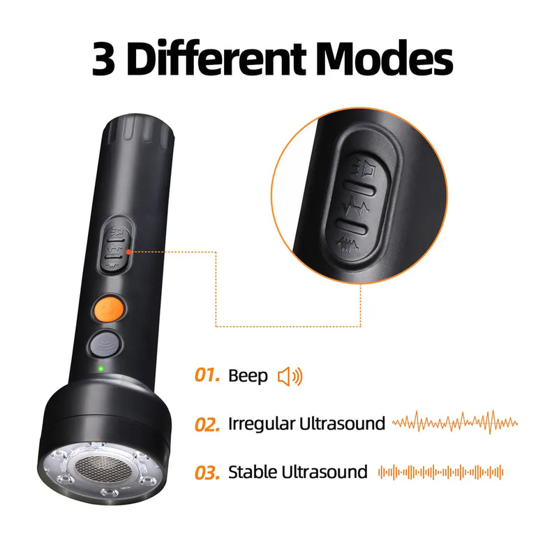 Rechargeable 3 in 1 handheld Dog Bark Deterrent