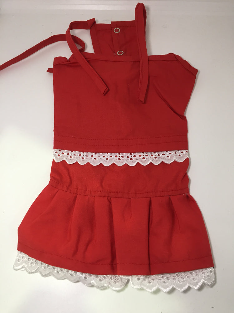 Dogs Togs little red dress