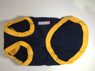Dogs Togs singlet blue/yellow