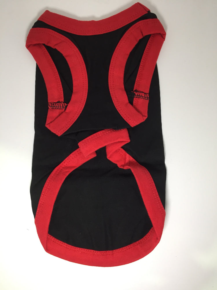 Dogs Togs singlet black/red