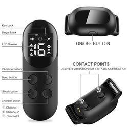 PAA Dog Training Collar with LCD Screen 300 Meter Range