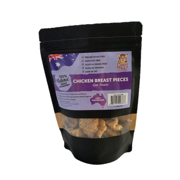 All Natural Aussie Chicken Breast Pieces Treat - 160g For Cats