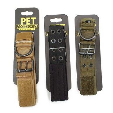 Tactical Collar Range Matt Black Buckle