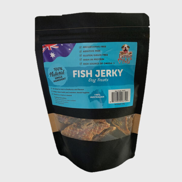 All Natural Aussie Dog Treats - Fish Jerky 160g