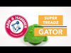 ARM & HAMMER SUPER TREADZ GATOR TOY FOR DOGS, LARGE