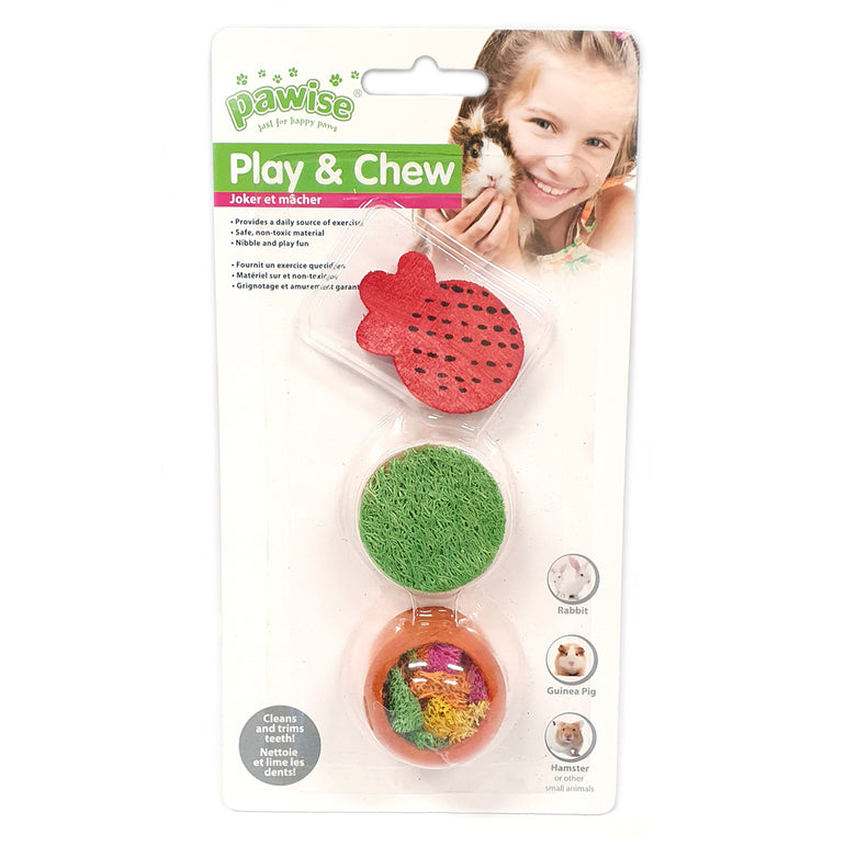 Pawise Wood'n Pretty Toys 3pce