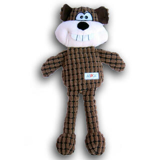 PetPat Bucktooth (Brown) dog toy