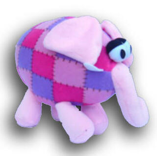 PetPat Elephant Dog Toy (pink)