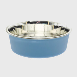 Bella Dog Bowl Murano Blue plain 4 sizes