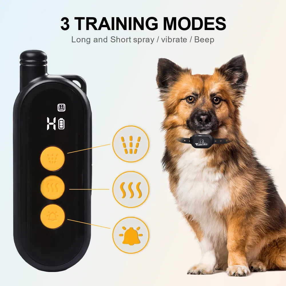 Pet Designz Dual Function Dog Training and Bark Control Citronella Spray